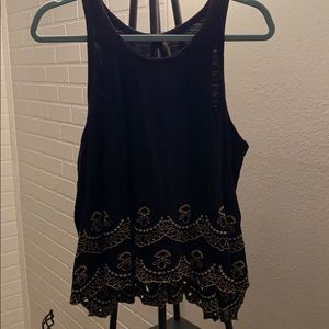Free people embroidered tank